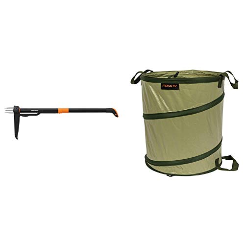 Fiskars 339950-1002 4-Claw Weeder, 39 Inch & 394040-1001 394130-1001...
