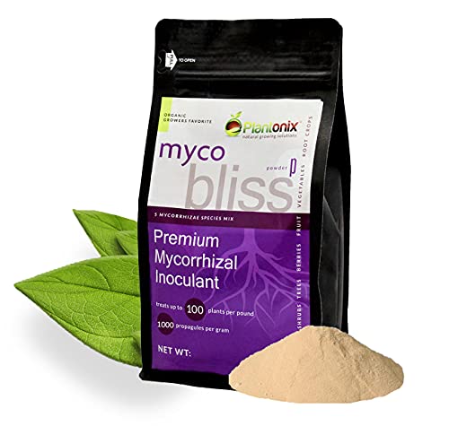 Myco Bliss Organic Mycorrhizal Fungi (5 Endo Mycorrhizae Species Mix) for...