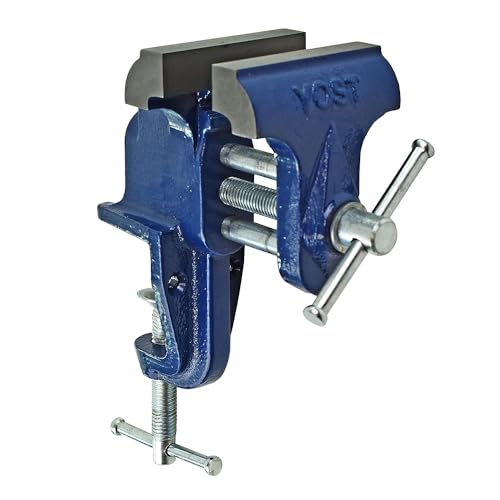 Yost Vises COV-3 Clamp-On Vise | 3 Inch Jaw Width Portable Vise | Made from...