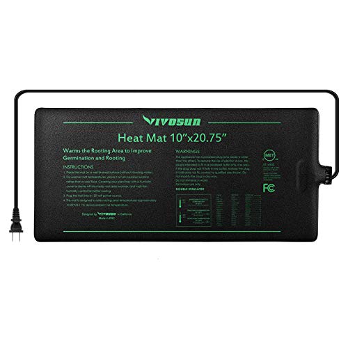 VIVOSUN Durable Waterproof Seedling Heat Mat Warm Hydroponic Heating Pad...