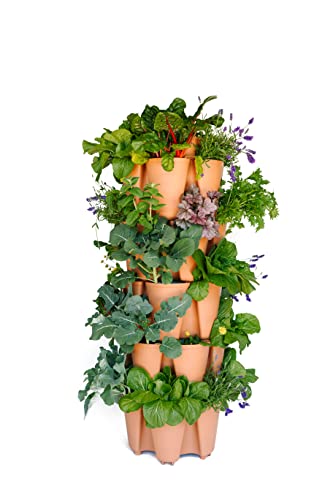 Greenstalk Patented Large 5 Tier Vertical Garden Planter with Patented...