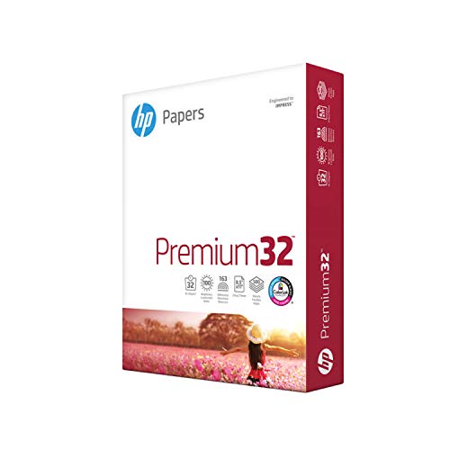 HP Paper Printer | 8.5 x 11 Paper | Premium 32 lb | 1 Ream - 500 Sheets |...