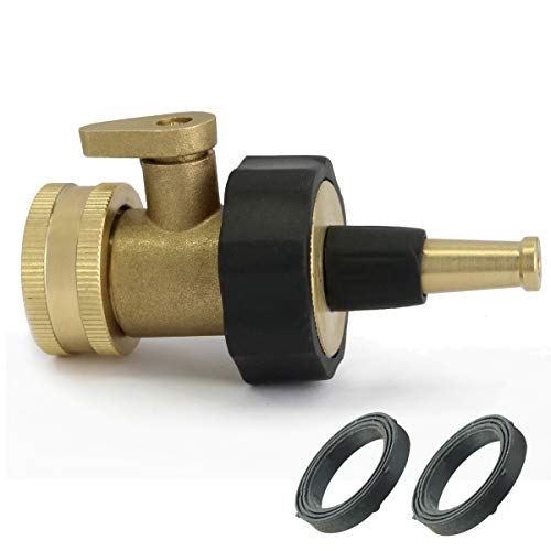 PLG Heavy Duty Brass High Pressure Jet Sweeper Spray Hose Nozzle and Hose...