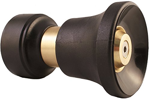 Dradco Heavy Duty Brass Fireman Style Hose Nozzle - Fits All Standard...