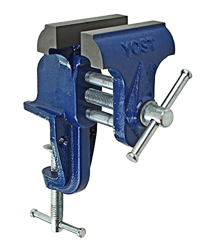 Yost Vises COV-3 Clamp-On Vise | 3 Inch Jaw Width Portable Vise | Made from...