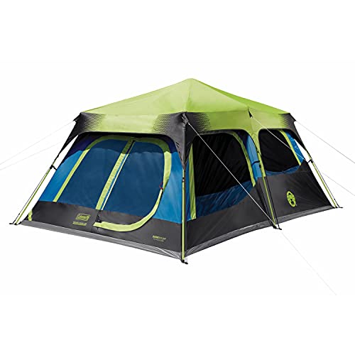 Coleman 2000032730 Camping Tent | 10 Person Dark Room Cabin Tent with...