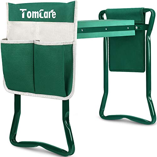 TomCare Garden Kneeler Seat Garden Bench Garden Stools Foldable Stool with...