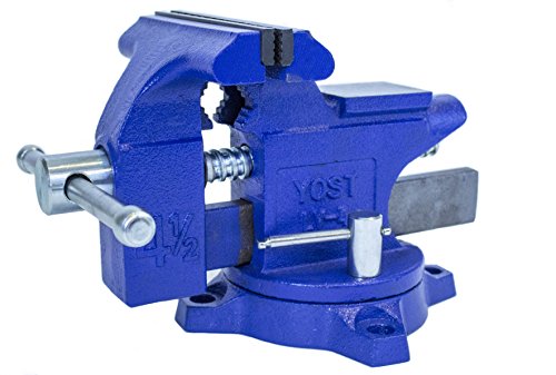 Yost Vises LV-4 Homeowner's Vise | 4.5 Inch Jaw Width with a 3 Inch Jaw...