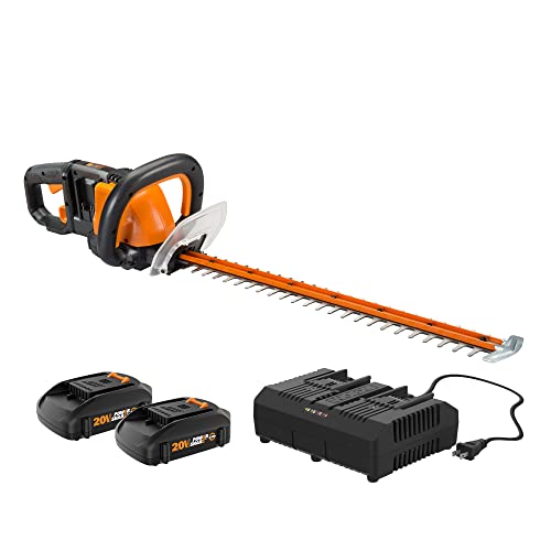 Worx WG284 40V Power Share 24' Cordless Hedge Trimmer (Batteries & Charger...