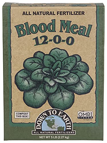 Down to Earth Blood Meal Fertilizer Mix 12-0-0, 5 lb
