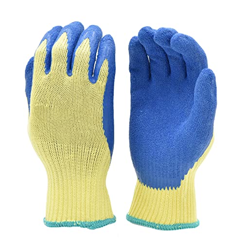G & F 1607L Cut Resistant Work Gloves, 100-Percent Kevlar Knit Work Gloves,...