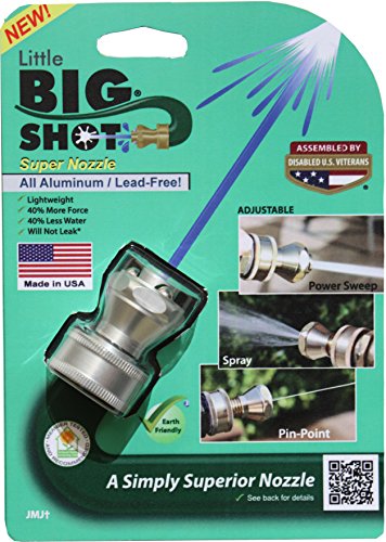 K-Co Innovations Aluminum Big Shot Nozzle - Garden Hose Nozzle - High...