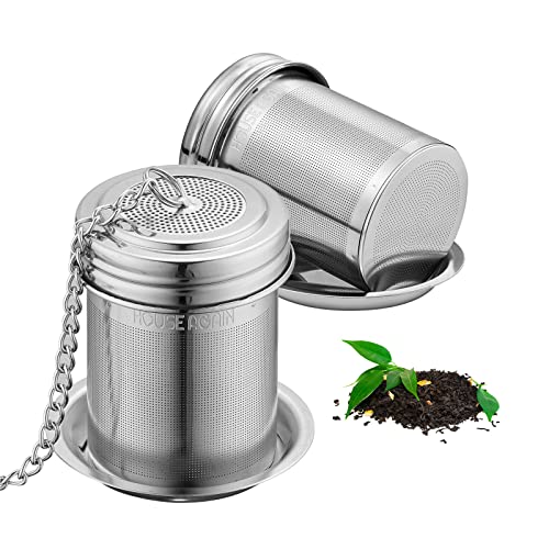 House Again 2 Pack Tea Infuser, Extra Fine Mesh Tea Infusers for Loose Tea,...