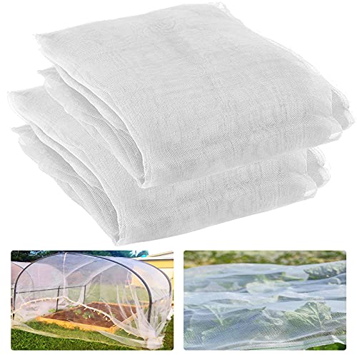 Anphisn 2 Pack Garden Insect Screen Insect Barrier Netting Mesh Bird...