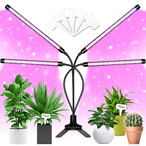 EZORKAS Grow Light, 80W Tri Head Timing 120 LED 9 Dimmable Levels Plant...