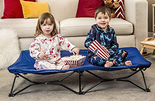 Regalo My Cot Portable Toddler Bed, Includes Fitted Sheet, Royal Blue ,...