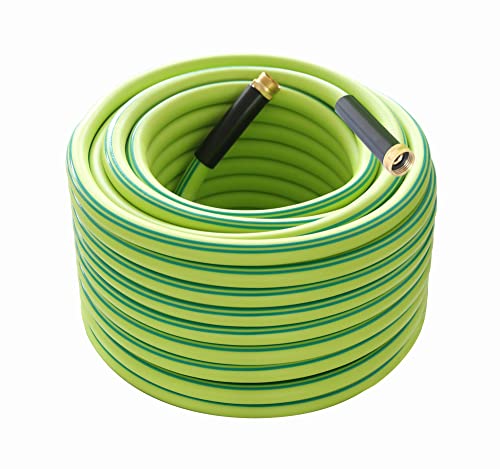 Atlantic Heavy Duty Garden Hose 5/8 Inch x 100 Foot Green Color Water Hose...