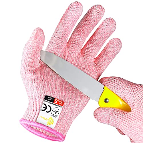 Evridwear Kids Cutting Gloves Cut Resistant Safety Gloves for...