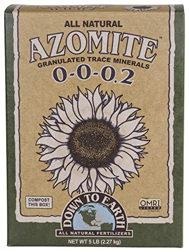 Down to Earth Organic Azomite Granulated Trace Minerals 0-0-0.2, 5 lb