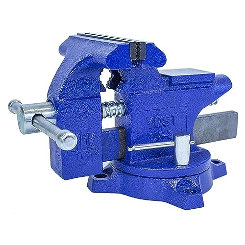 Yost Vises LV-4 Homeowner's Vise | 4.5 Inch Jaw Width with a 3 Inch Jaw...