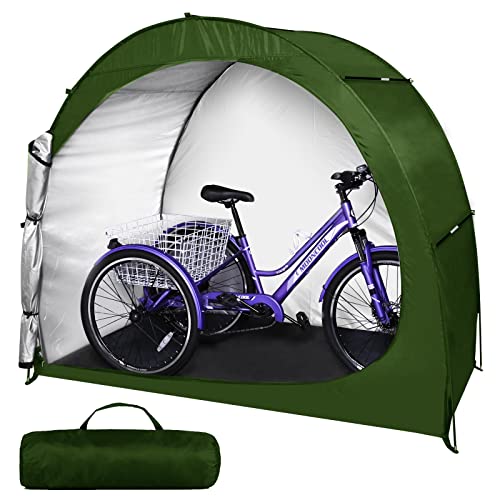 H&ZT Bike Storage Tent - 6.6'x 3'x 5.3' Outdoor Bike Cover - Waterproof...