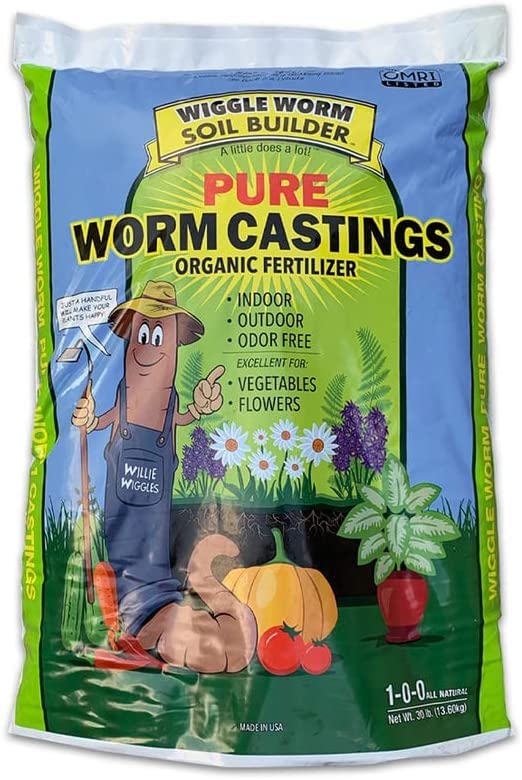 UNCO INDUSTRIES,INC Worm Castings Organic Fertilizer Wiggle Worm Soil...