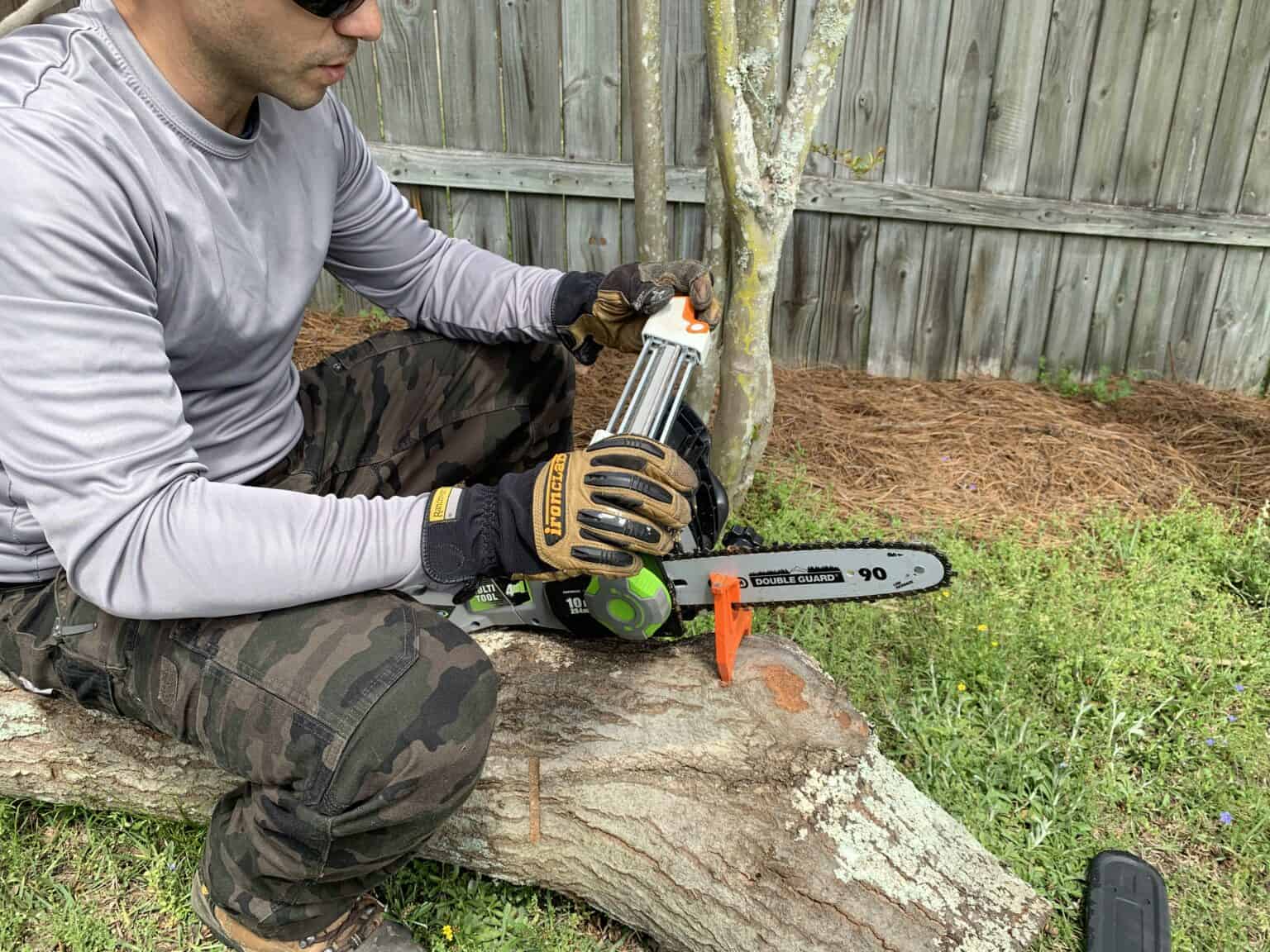 How to Sharpen an Electric Chainsaw Together Time Family