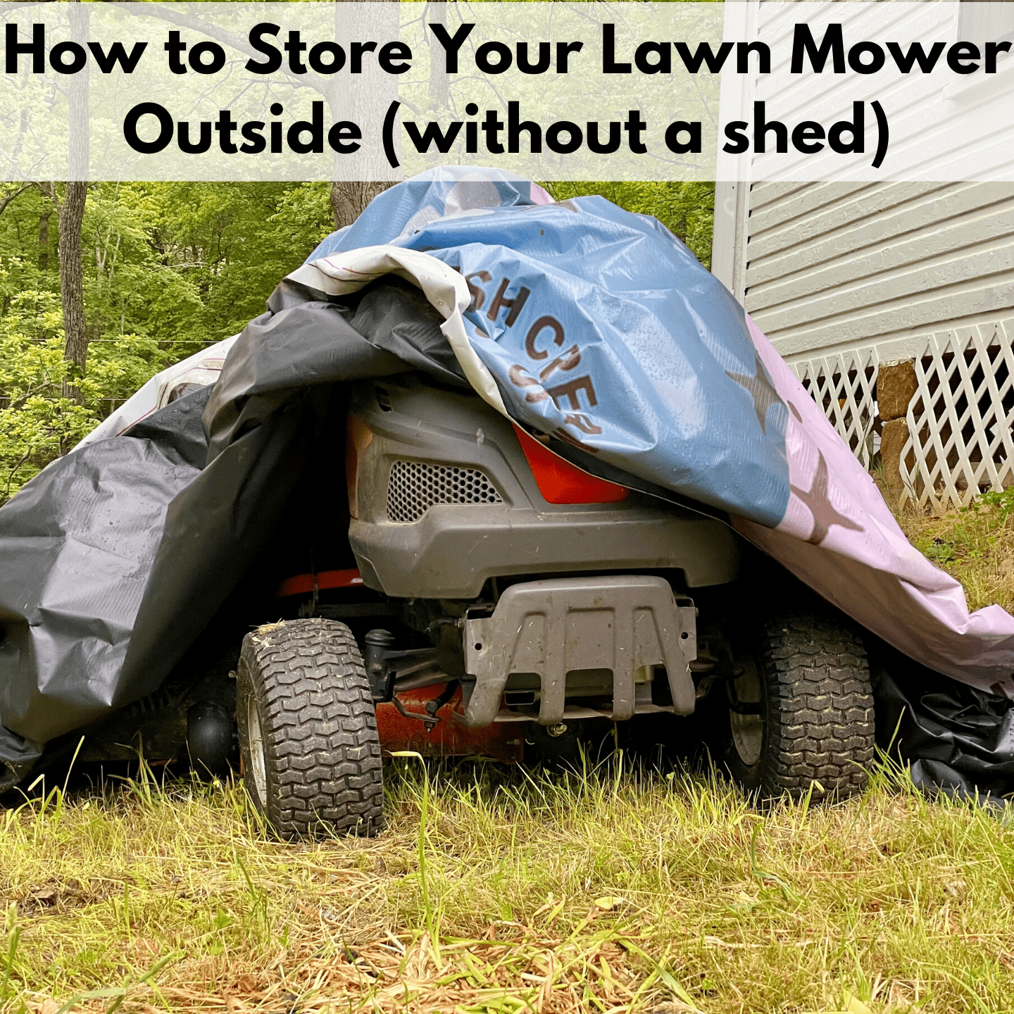 Can Lawn Mowers Be Stored Outside Together Time Family