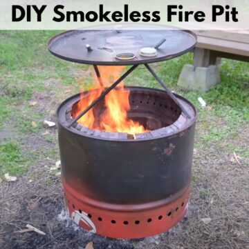 DIY Smokeless Firepit - step by step tutorial with video - Together ...