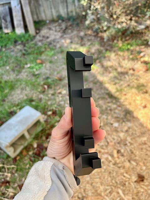 index pieces for mortise and tenon jigs - FRONT view