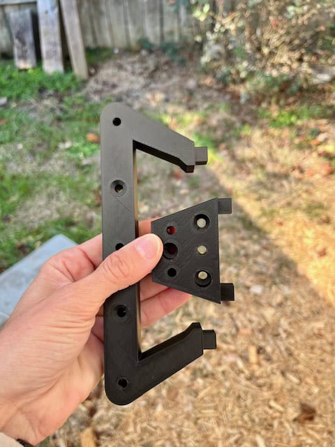 index pieces for mortise and tenon jigs - side view