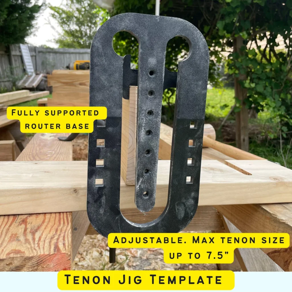 an image showing a jig for outing a tenon